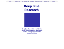 Tablet Screenshot of deepblueresearch.co.uk